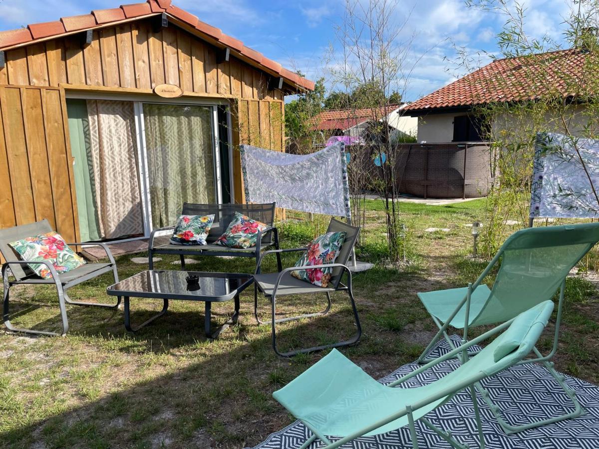 « Aux Bonheurs Landais » Hotel Linxe Buitenkant foto